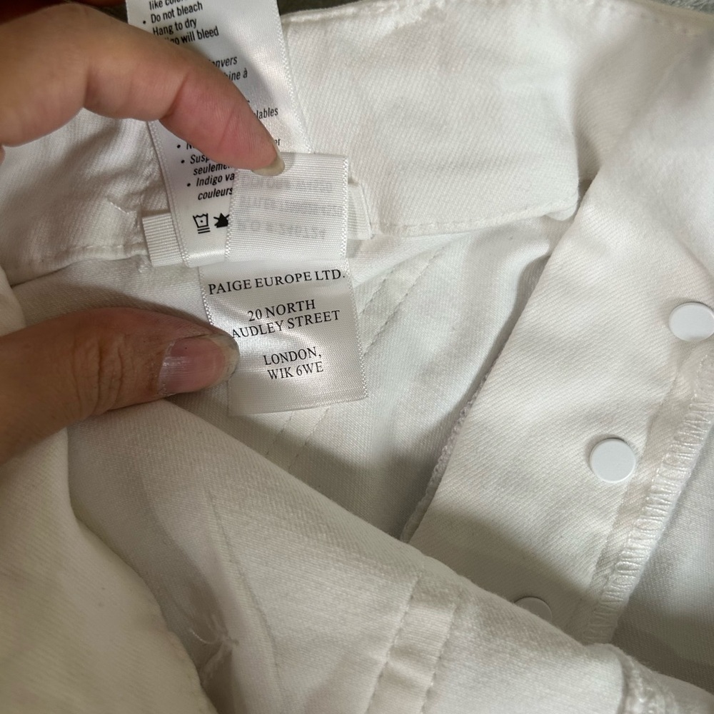 Paige mayslie white utility jogger pants - Picture 14 of 16